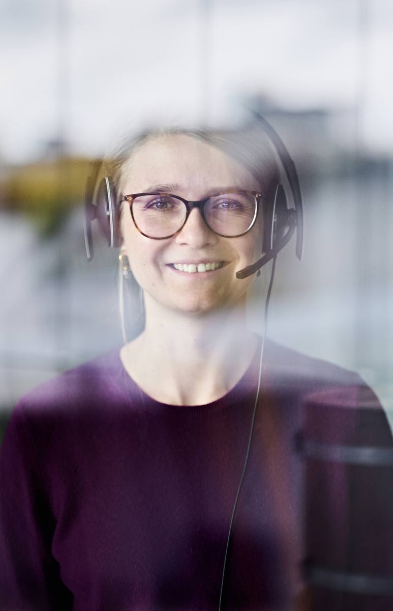 Portr&auml;tfoto Lynn Schneg, Konferenzdolmetscherin 